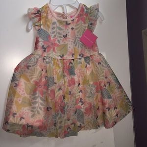Floral dress with diaper cover.